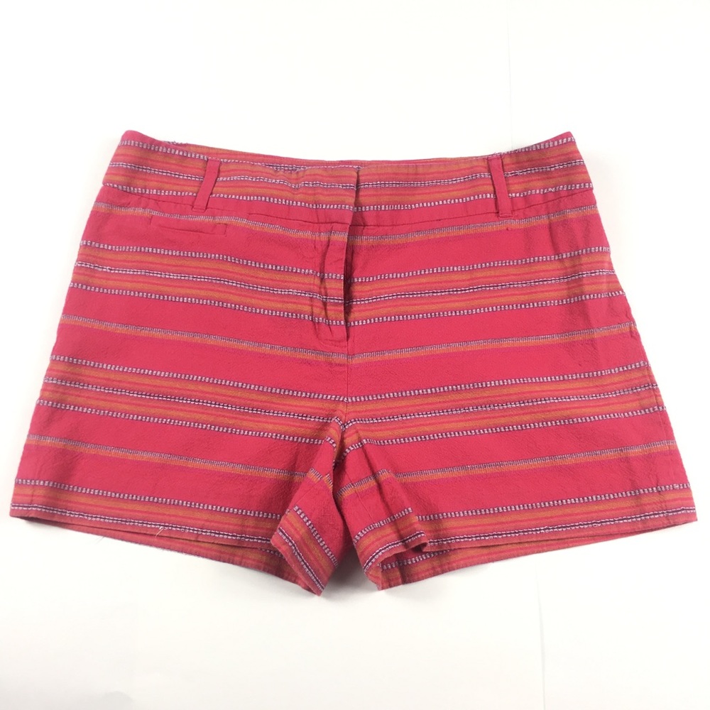 Ann Taylor Loft Shorts Size 6 Stripe Tribal